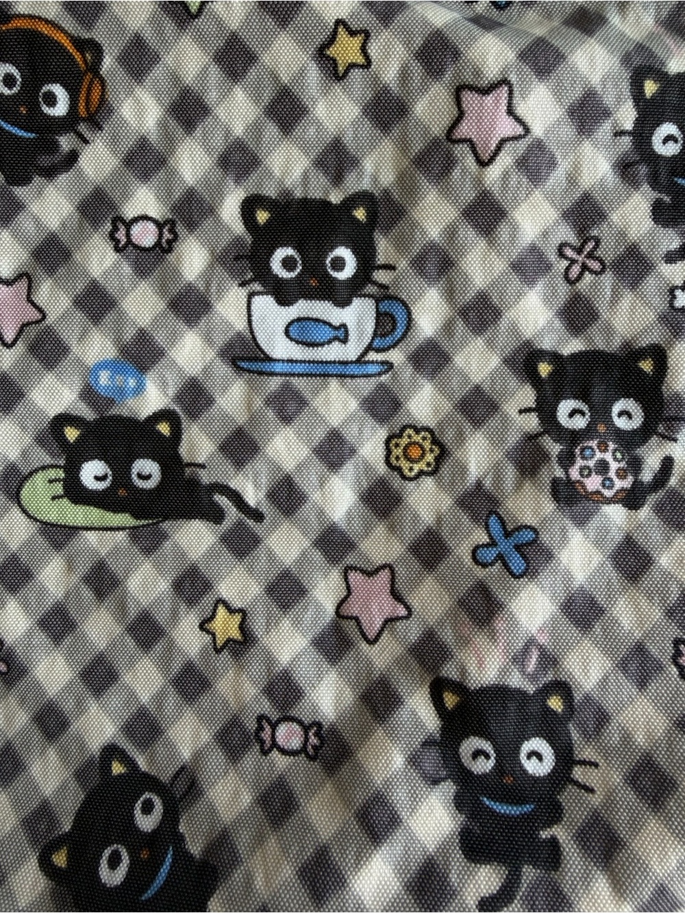 NWT BAGGU Chococat Medium Crescent Bag - Picture 5 of 7